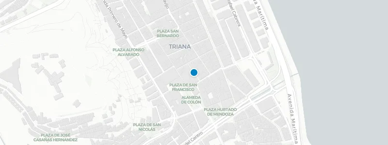 Map showing location of La Terraza de Malteses
