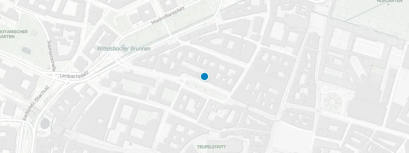 Map showing location of Blue Spa Rooftop Terrace at Hotel Bayerischer Hof