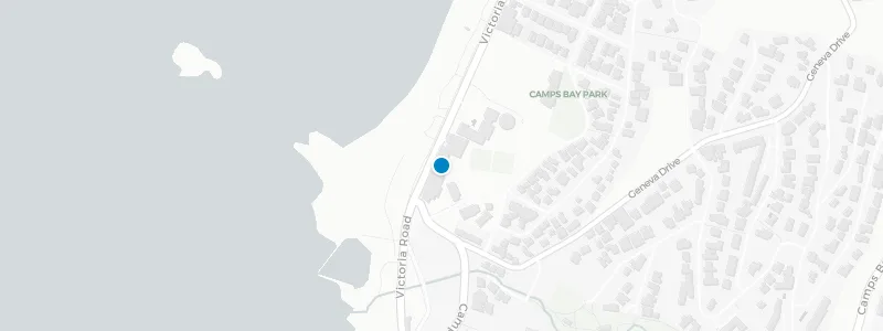 Map showing location of Baptiste Rooftop