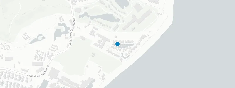 Map showing location of The St. Regis Bali Resort
