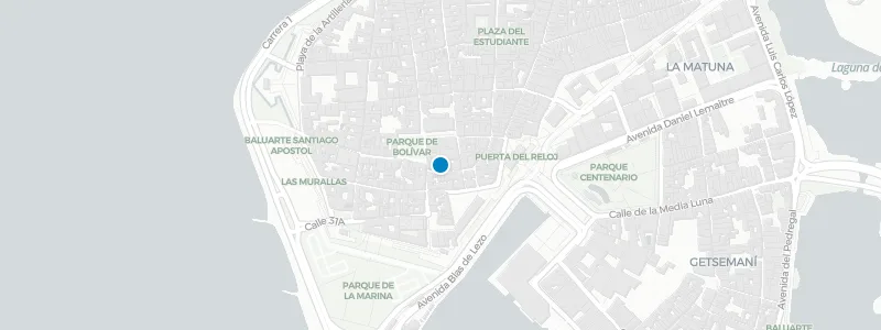 Map showing location of Alyzia Rooftop & Dining by Movich Hotel