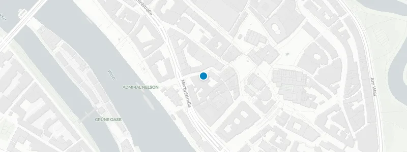 Map showing location of Roof Lounge at ATLANTIC Grand Hotel Bremen
