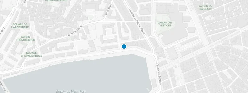 Map showing location of Bar La Caravelle