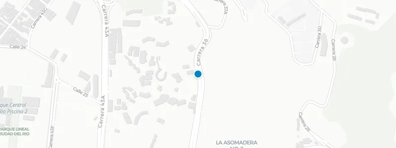 Map showing location of The Rooftop at Marquee