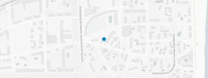 Map showing location of Boga Sky Bar