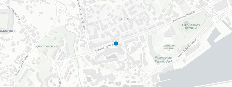 Map showing location of Galáxia Skybar at Savoy Palace
