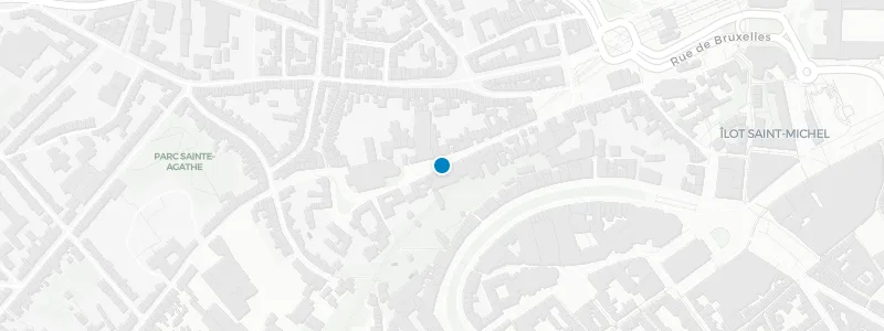 Map showing location of Sélys Rooftop
