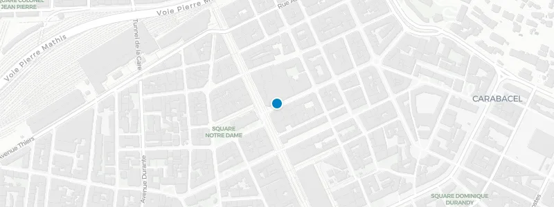 Map showing location of Bella Ciela Nice Bar & Rooftop