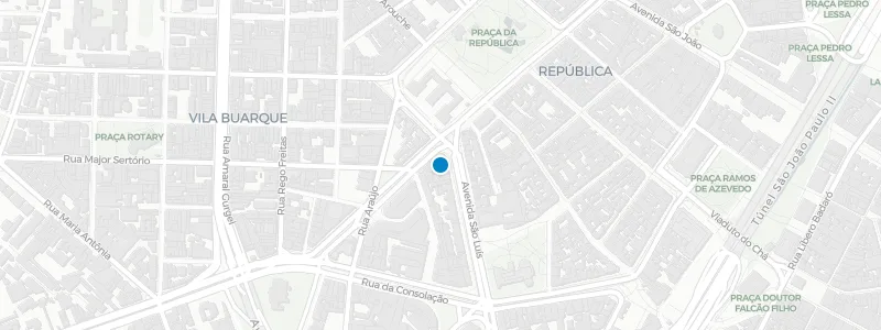 Map showing location of Terraço Italia