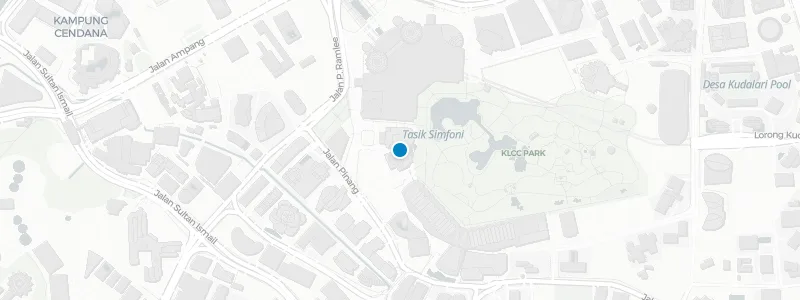 Map showing location of Mandarin Oriental, Kuala Lumpur