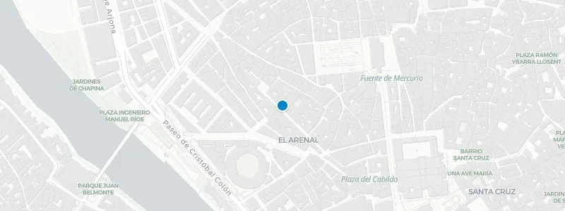 Map showing location of El Mirador de Sevilla