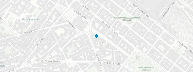 Map showing location of Terrazza Dei Papi Roofgarden Restaurant
