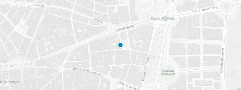 Map showing location of Casa Suecia