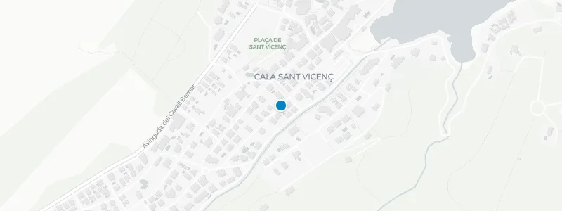 Map showing location of Ç the Rooftop at El Vicenç