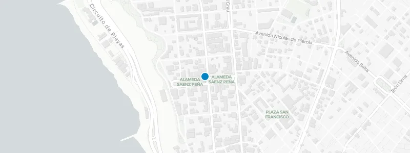 Map showing location of The Rooftop at Hotel B