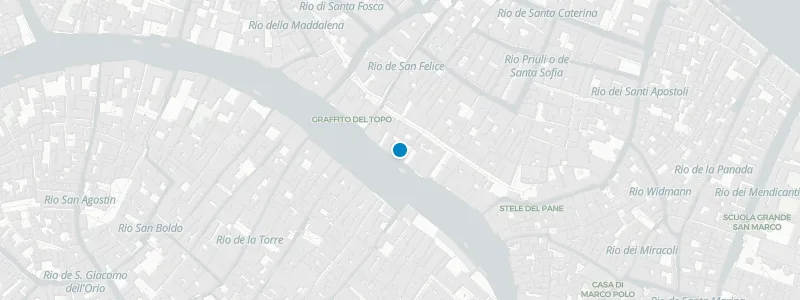 Map showing location of Ca’ Sagredo Hotel, Rooftop terrace