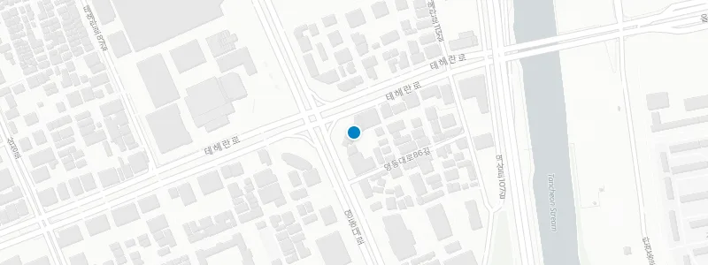 Map showing location of Park Hyatt Seoul