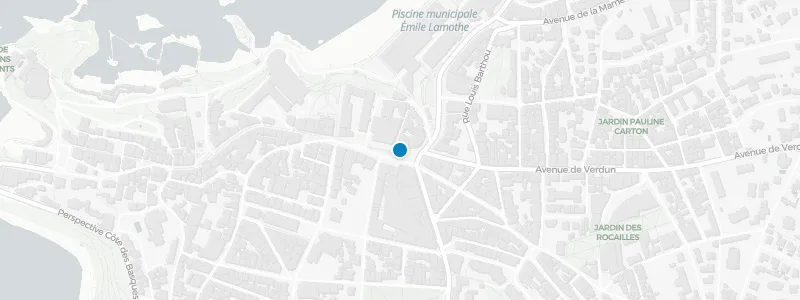 Map showing location of Biarritz Bonheur Rooftop