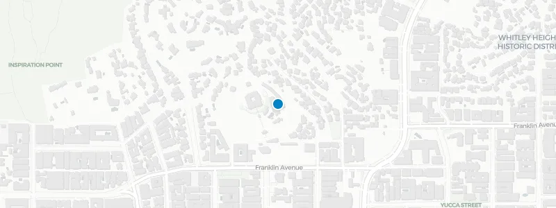 Map showing location of Yamashiro Hollywood