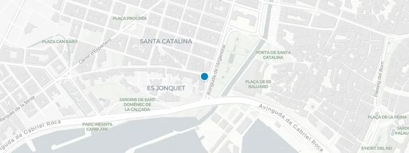 Map showing location of Sky Bar at Hotel Hostal Cuba
