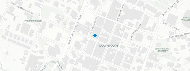 Map showing location of W XYZ Bar