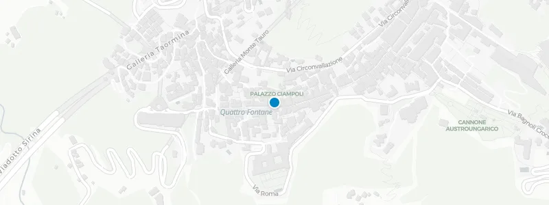 Map showing location of Blue Sky Bar