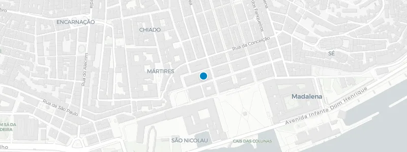 Map showing location of The Cloud One Lisbon