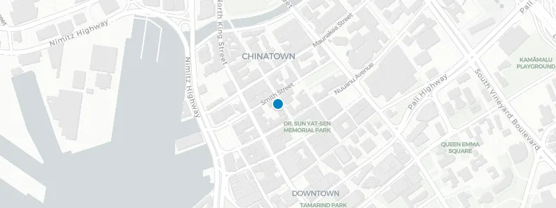 Map showing location of The Tchin Tchin! Bar