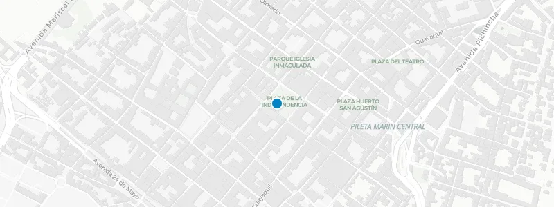 Map showing location of Le Parc Hotel Boutique