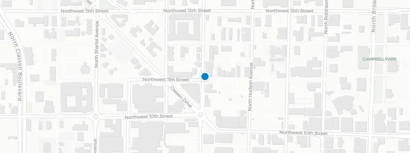 Map showing location of O Bar