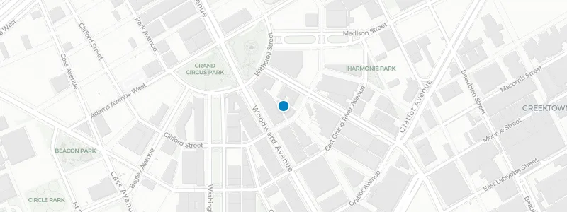 Map showing location of The Monarch Club
