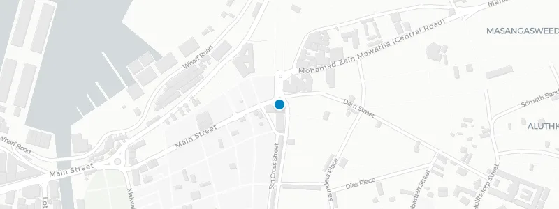 Map showing location of The Bar On The Top at Granbell Colombo