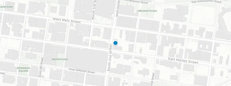 Map showing location of Rooftop Bourré Bonne