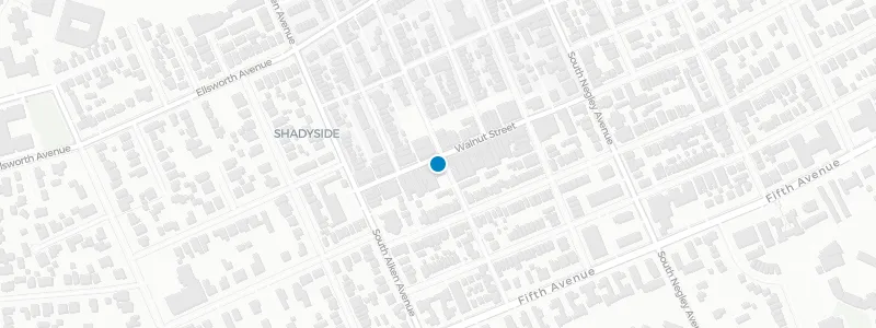 Map showing location of Mario's East Side Saloon