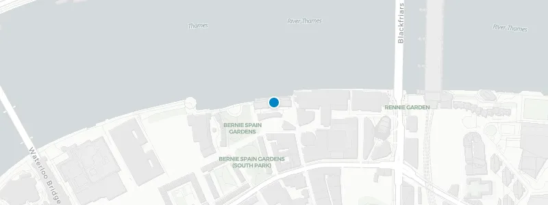 Map showing location of OXO Tower Bar Restaurant, bar & brasserie