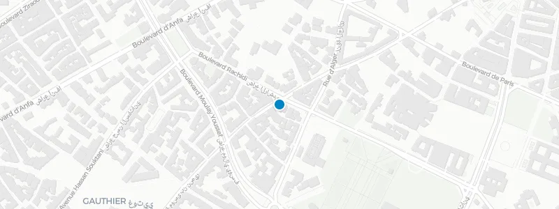 Map showing location of The Jame's Rooftop