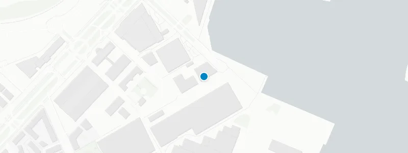 Map showing location of Rooftop Bar at Clarion Hotel The Pier