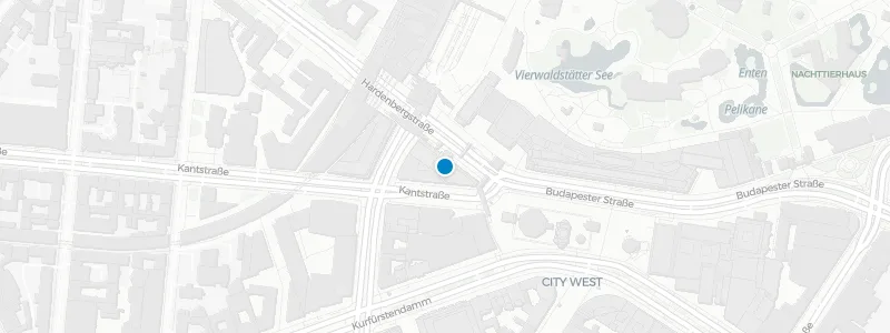 Map showing location of Serenity Rooftop Bar at the Waldorf Astoria Berlin