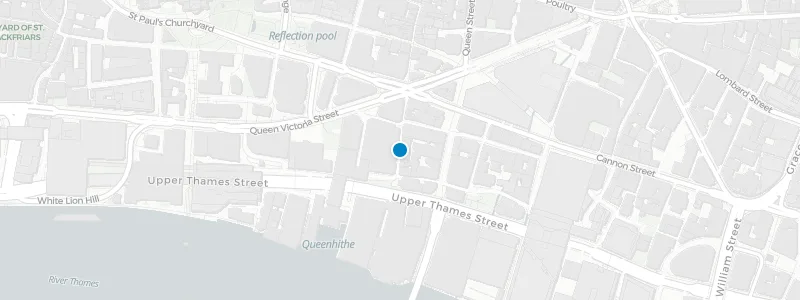Map showing location of Mercer Roof Terrace