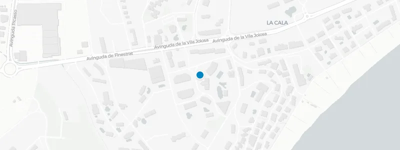 Map showing location of Sky Bar Benidorm