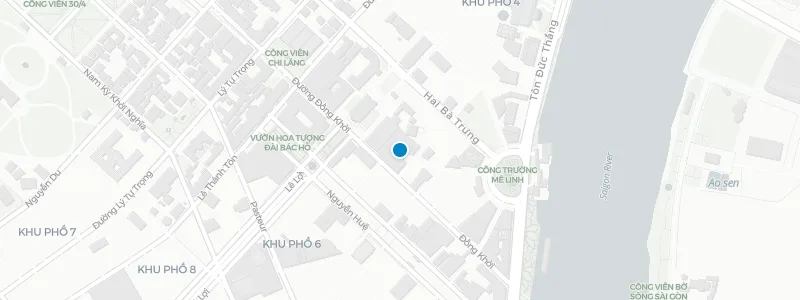 Map showing location of Wine Bar at Level 23