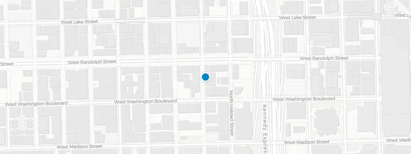 Map showing location of Soho House Chicago