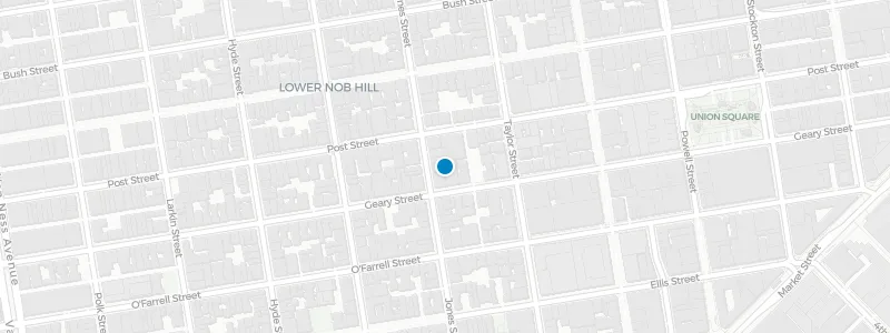 Map showing location of 620 Jones