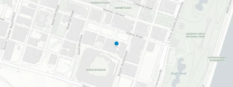 Map showing location of Bud Deck Rooftop
