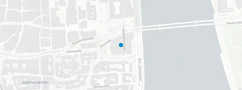 Map showing location of Restaurant Bellevue
