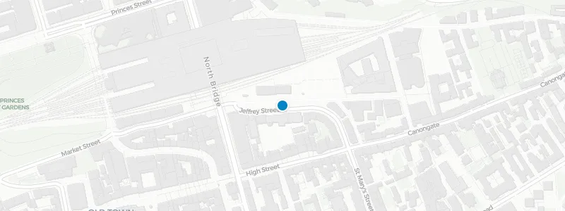 Map showing location of Roof Terrace Bar at Edinburgh Gin Distillery
