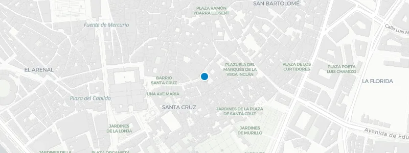 Map showing location of Terraza Los Seises Sevilla