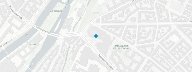 Map showing location of Kulturdachgarten