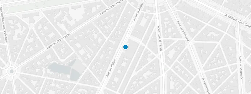 Map showing location of The Peninsula Paris