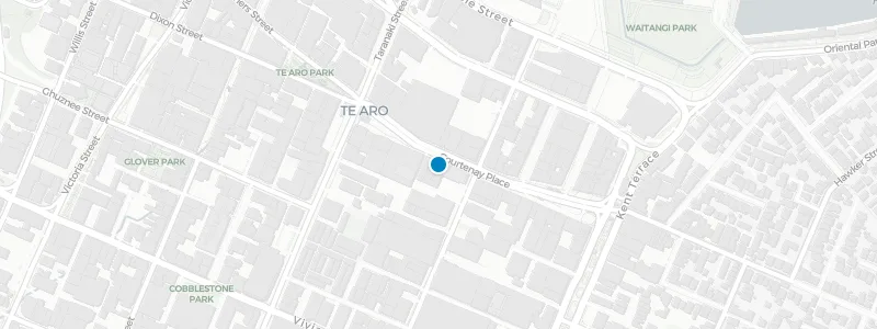 Map showing location of ABV Rooftop Bar